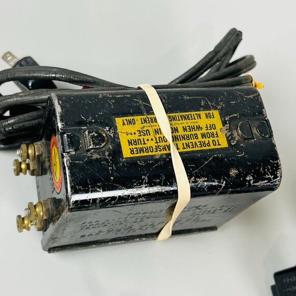 American Flyer Vintage 5 piece Train Track With Transformer & Crossing Piece - Picture 2 of 6